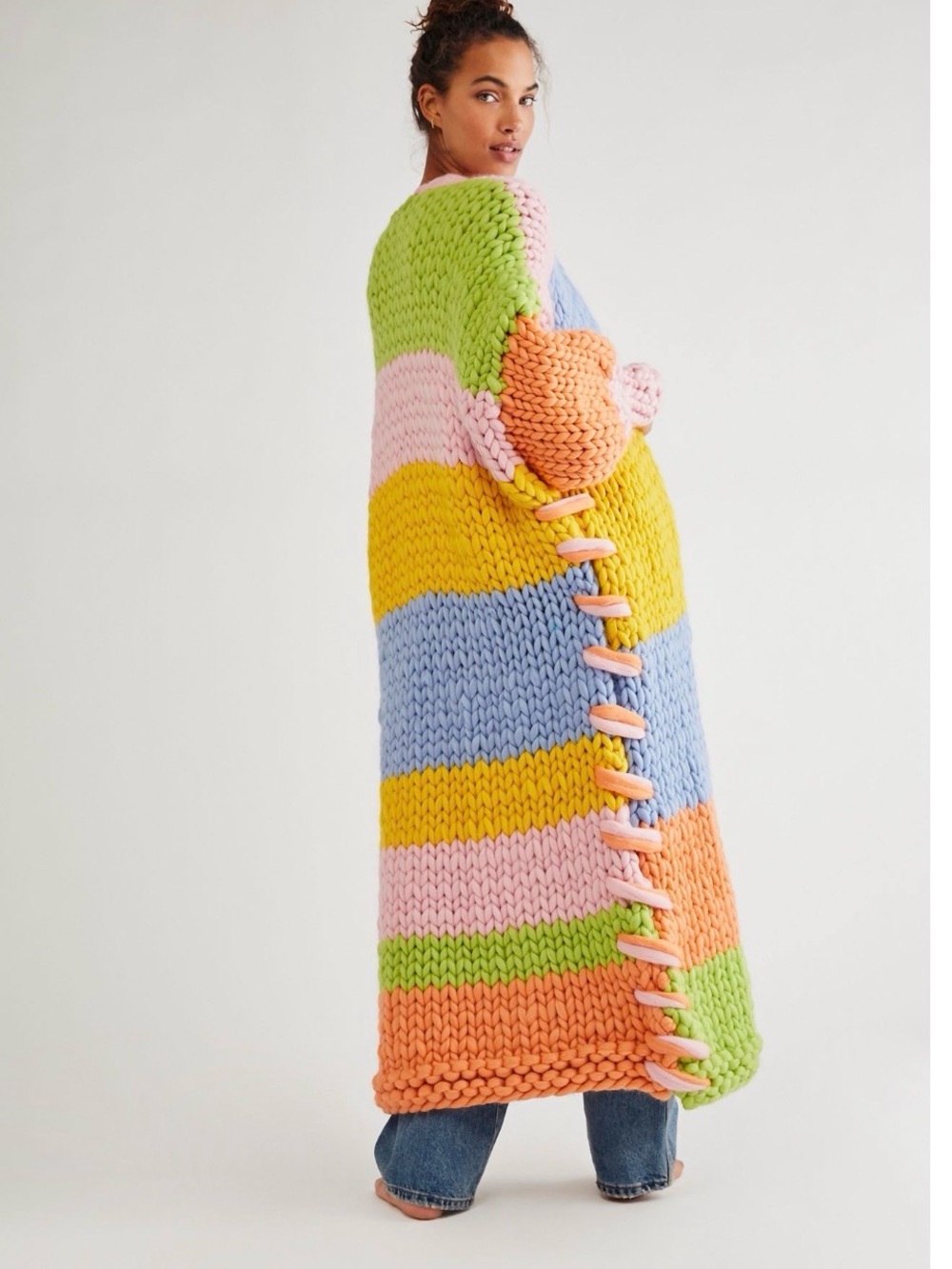 Hope Macaulay long multicolored Cardigan sz M/L